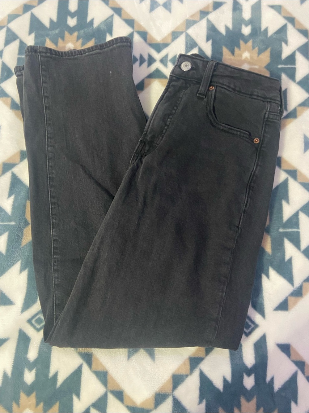 Woman’s Black Denim Jeans